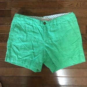Merona green eyelet shorts